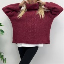 maglione collo ad anello tracy